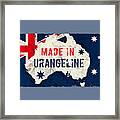 Made In Urangeline, Australia Framed Print