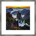 Madeira Peaks Framed Print