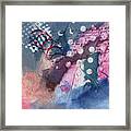 Magenta  Collage 1 Framed Print