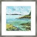 Maine Island View Framed Print