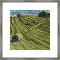 Making Hay On The 12th Concession Framed Print