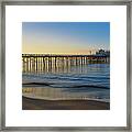 Malibu Pier At Sunrise Framed Print