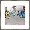 Mandela, Bruce, And Ali Framed Print