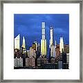 Manhattan Shimmers Framed Print