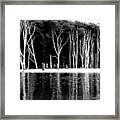 Man's Interference Framed Print