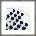 Marbles On Chinese Checkers Board Framed Print