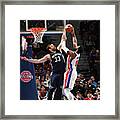 Marc Gasol And Andre Drummond Framed Print