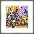 Margarita Time With Mr. Armadillo Framed Print