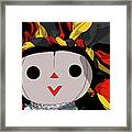 Maria Doll Red Yellow Black Framed Print