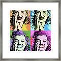 Marilyn Monroe Pop Art - D Framed Print