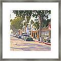 Marine Avenue Balboa Island Framed Print