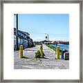 Marine Drive On Blaine Pier Framed Print