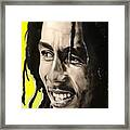 Marley Rastafari - Original Painting Of Bob Marley Framed Print