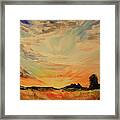 Martel Sunset Framed Print