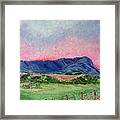 Massanutten Peak Beyond Dawn - Sold Framed Print
