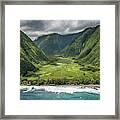 Maui Dream Mountains Framed Print