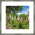 May Day At The Taliaferro-cole Garden Framed Print