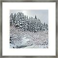 Meadow Creek After The Storm Framed Print