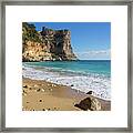 Mediterranean Sunlight On The Dream Beach Framed Print