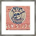 Memphis Sun Studio Framed Print