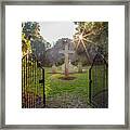 Mepkin Abbey At Sunset Framed Print