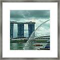 Merlion Singapore Framed Print