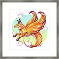 Mermaid Fox Framed Print