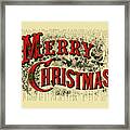 Merry Christmas Framed Print