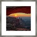 Mesa Arch Sunrise Framed Print