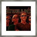 Metallica Painting Framed Print