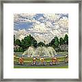 Meyer Circle Fountain Framed Print