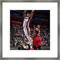 Miami Heat V Detroit Pistons Framed Print