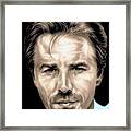 Miami Vice - Sonny Crockett - Colored Close Up Edition Framed Print