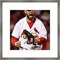 Michael Young And Chris Carpenter Framed Print