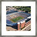 Michigan Stadium Overhead Framed Print