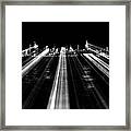 Midtown Manhattan At Night Framed Print