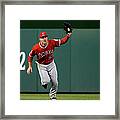 Mike Trout And Bryce Harper Framed Print