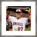 Mike Trout Framed Print