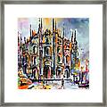Milan Italy Cathedral Duomo Framed Print