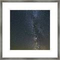 Milky Way In Maine Framed Print