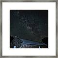 Milky Way Over Fort Belknap Framed Print