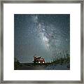 Milky Way Over Outer Banks Framed Print