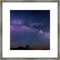Milky Way Panorama Framed Print