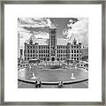 Minneapolis City Hall From Hennepin County Government Center Framed Print