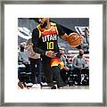 Minnesota Timberwolves V Utah Jazz Framed Print
