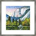 Mirror Lake, Yosemite Framed Print