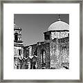 Mission San Jose In Monochrome - San Antonio Texas Framed Print