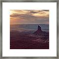 Mist In The Canyon Framed Print