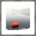 Mist On The Water Framed Print