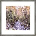 Misty Morning Smoky Mountains Country Streams Framed Print